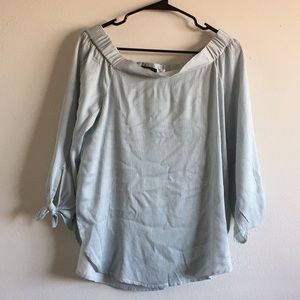 UO off the shoulder long sleeve top